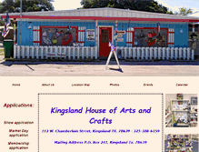 Tablet Screenshot of kingslandcrafts.com